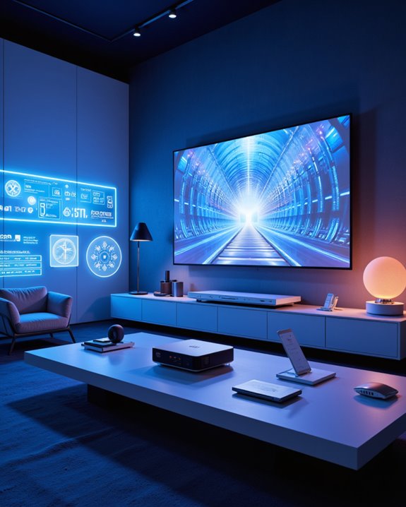 8k ai powered portable projectors