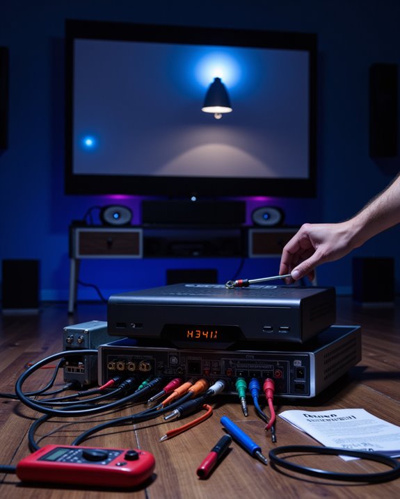 check cables and connections