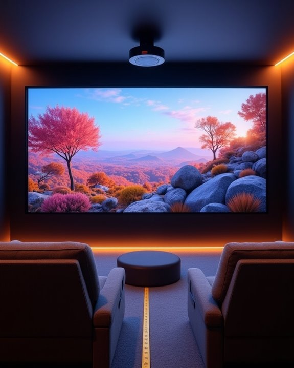 choosing projector size factors