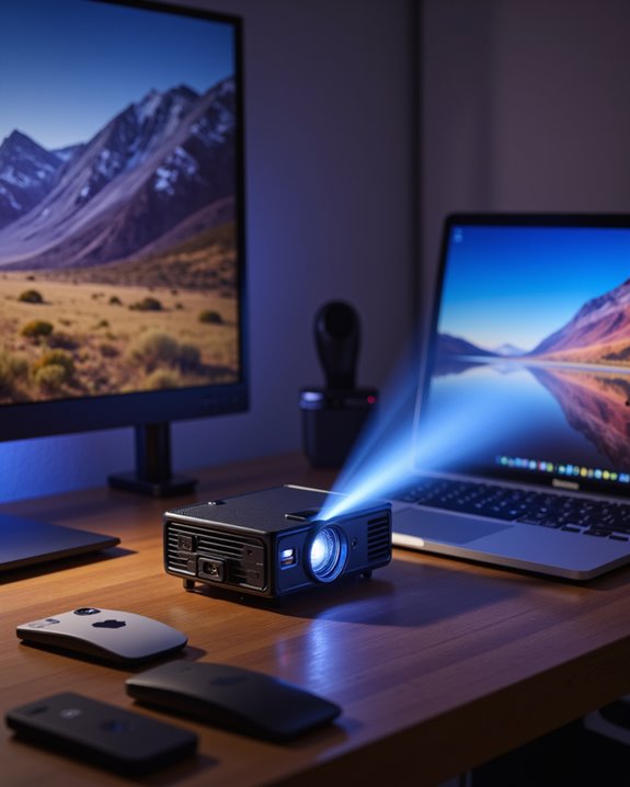 compact projector limitations and features