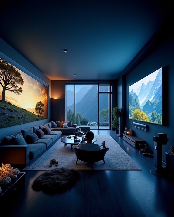 comparing 4k projectors and tvs
