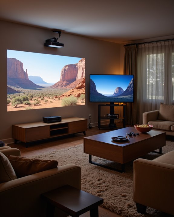 cost effective large screen entertainment