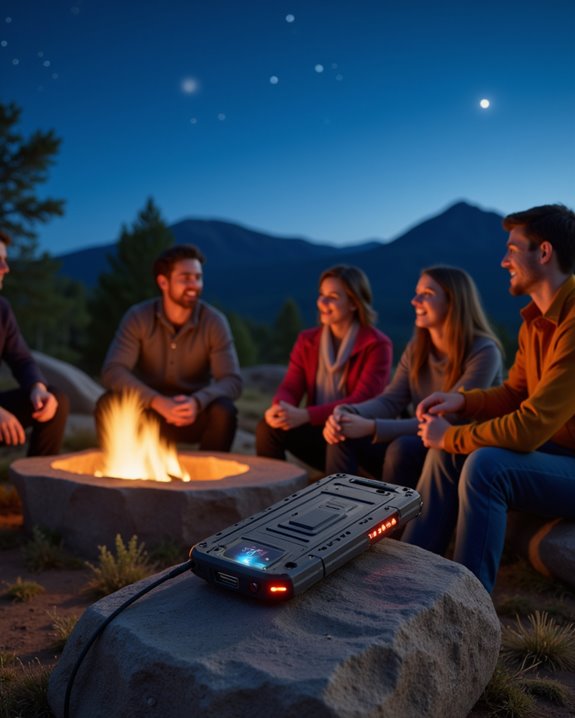 durable outdoor projector phones