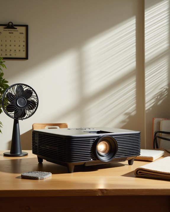 effective projector heat management