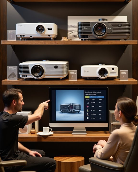event projection equipment pricing