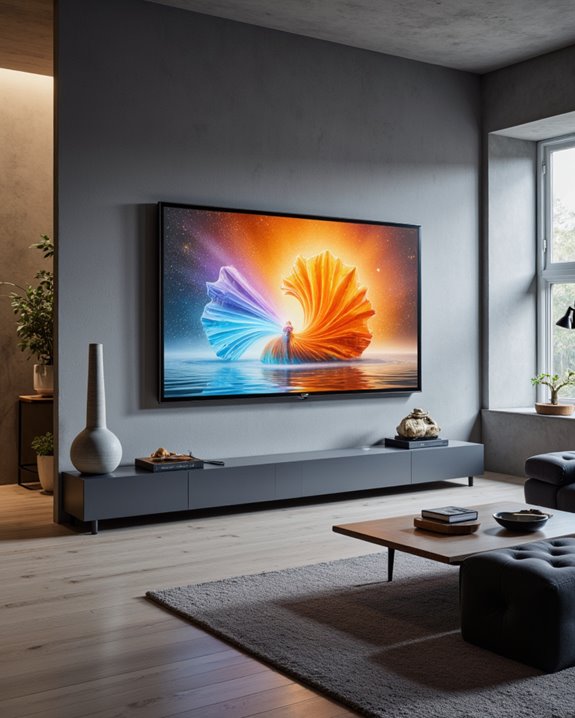 grey walls improve contrast