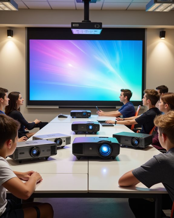 high brightness flexible projectors
