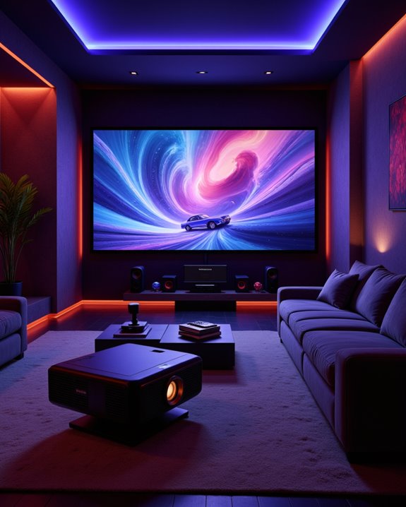 high resolution laser enhanced projection