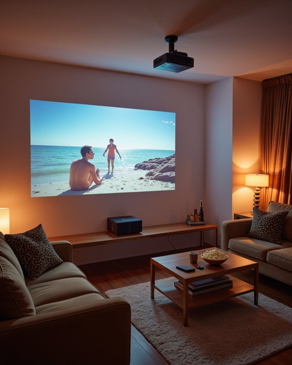 home projector rental costs