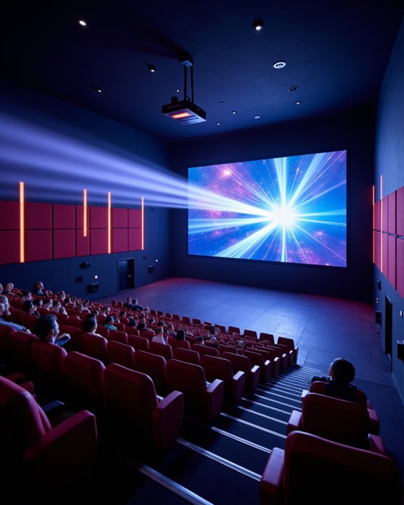 laser projection and immersive formats