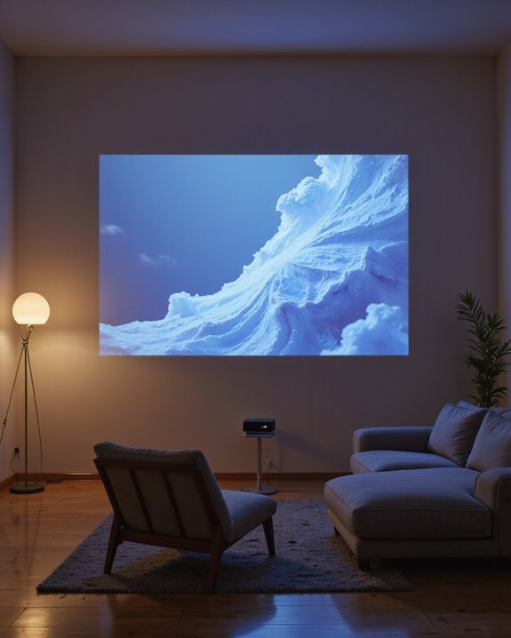 laser projector vs tv