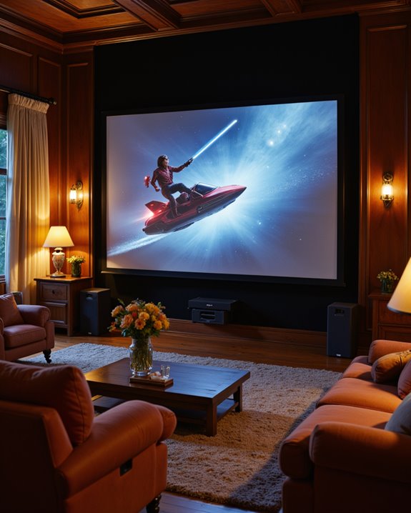 optimal home theater sizing