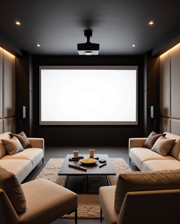 optimal home theater viewing distance