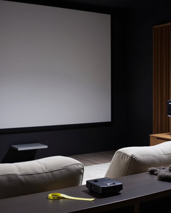 optimal projector height calculation
