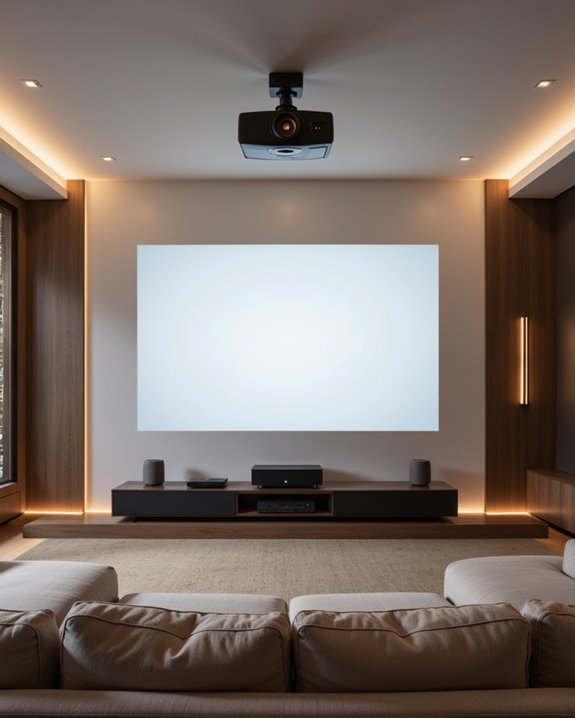 optimal projector mounting setup