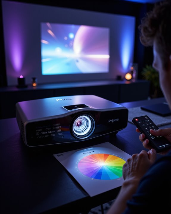 optimal projector picture calibration