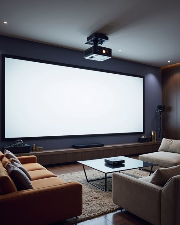 optimal projector room setup