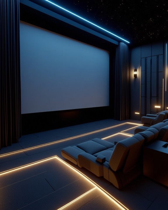 optimal projector room setup