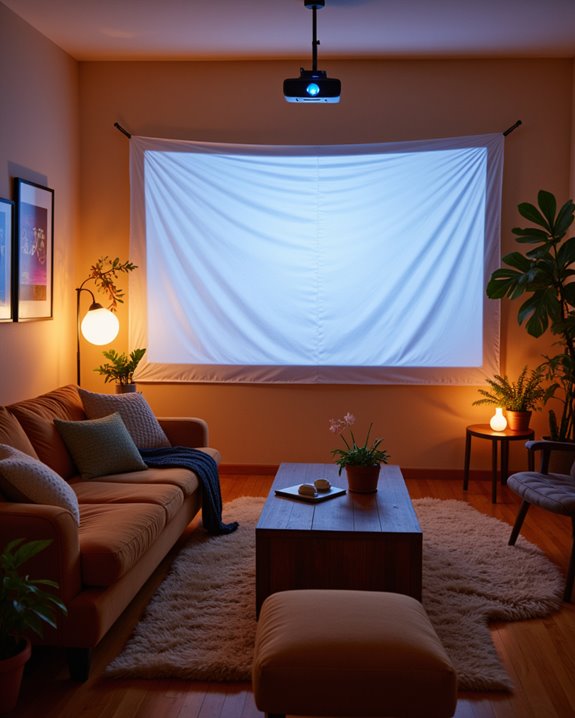 optimize projection surface setup