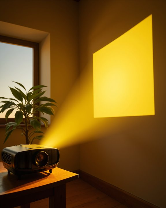 optimize projector color accuracy