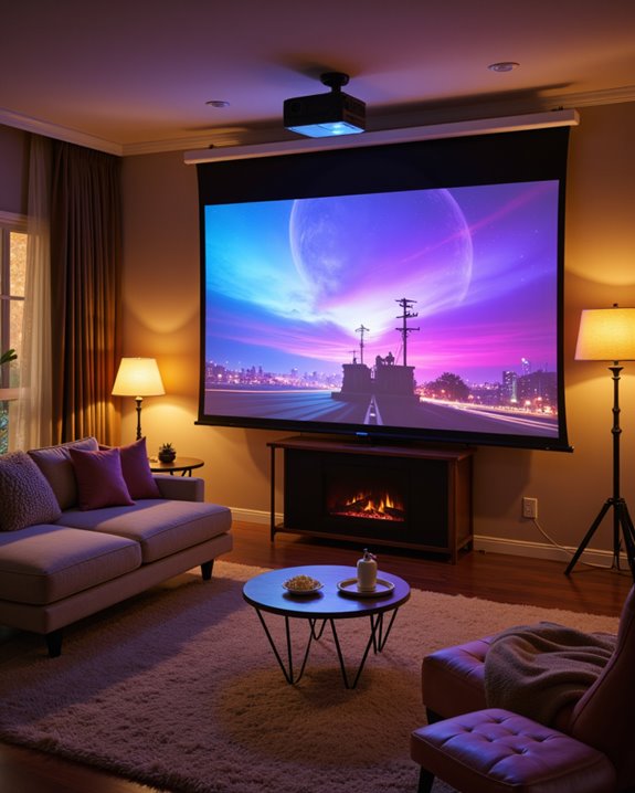 optimized projector setup options