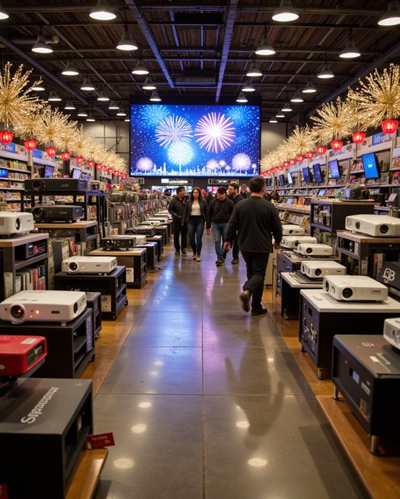 post holiday projector discounts