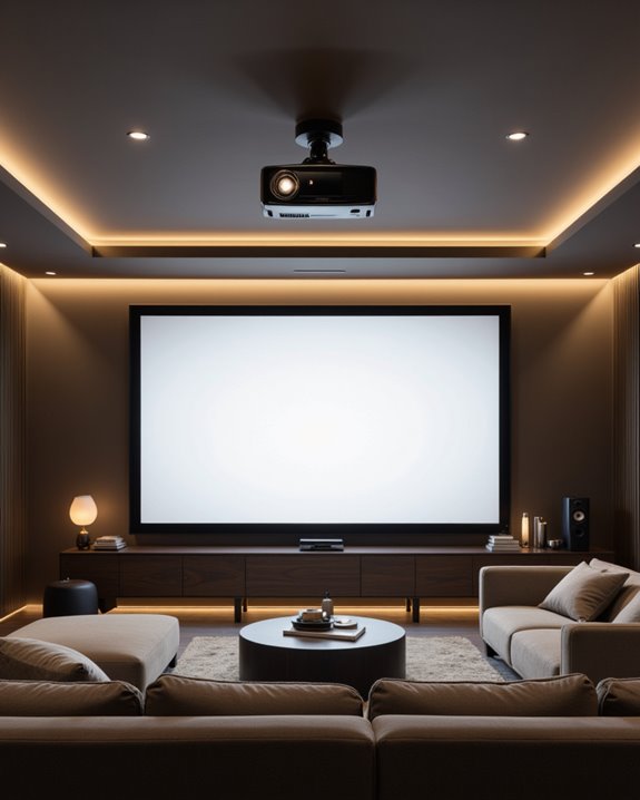 precise secure projector mounting