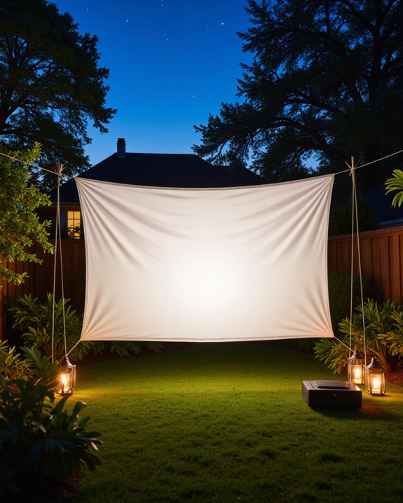 prepare smooth durable projection surface