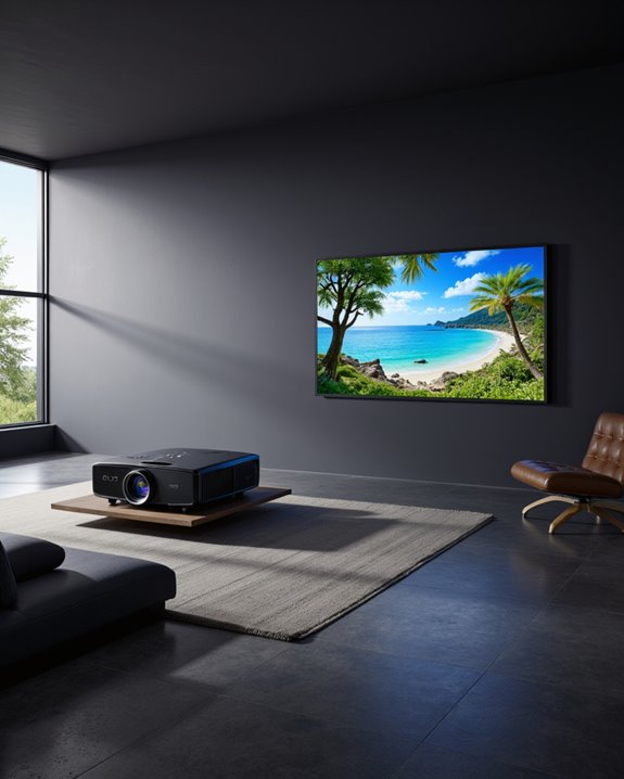 professional screens outperform grey walls
