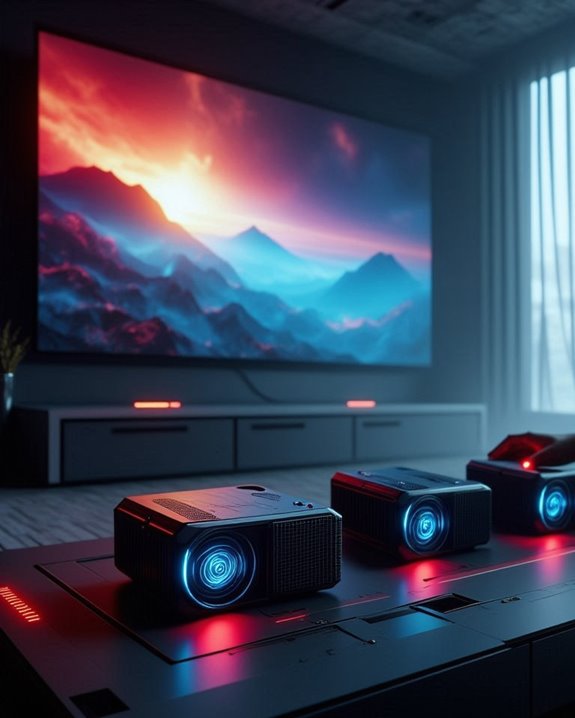 projection quality and features