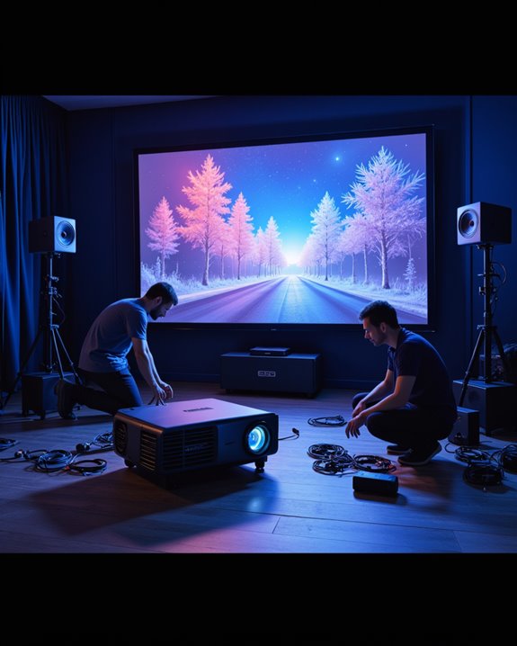 projector audio maintenance challenges