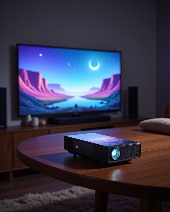 projector brightness and resolution