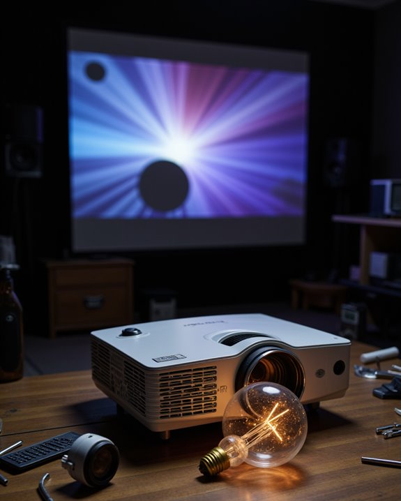 projector bulb lifespan factors