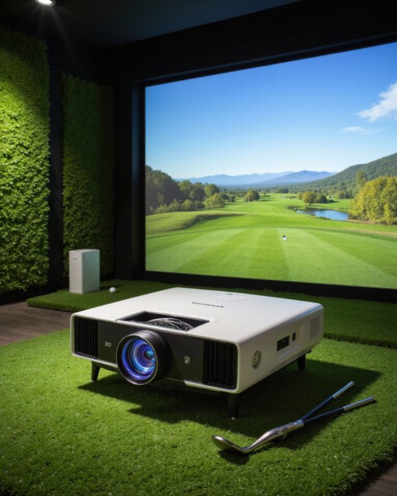 projector compatibility for golf