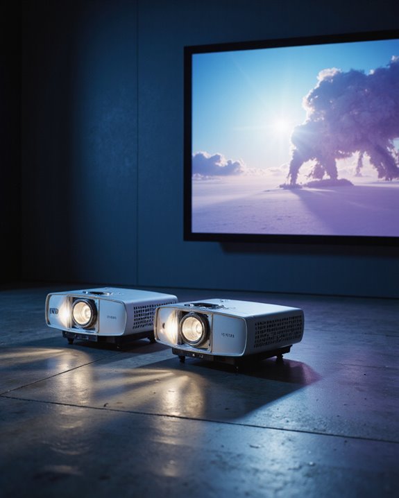 projector headlights brightness comparison