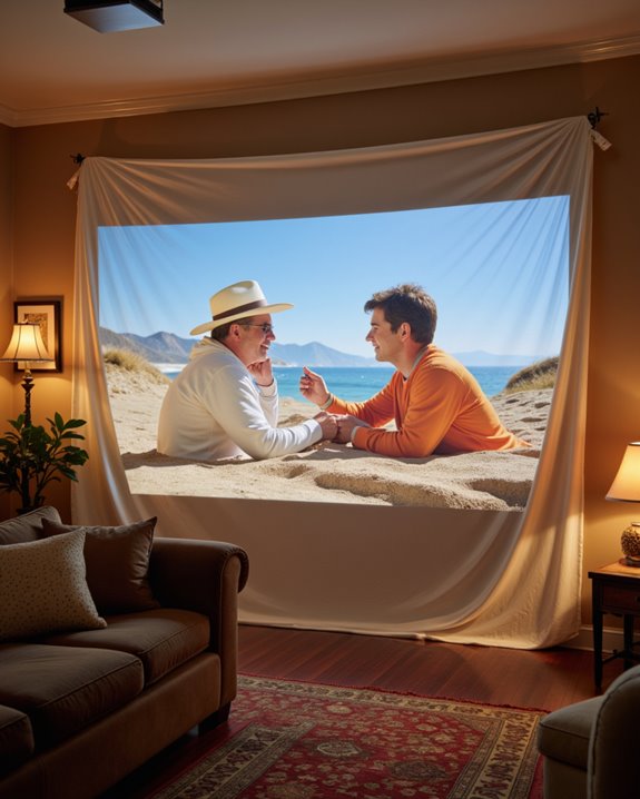 projector screens outperform sheets