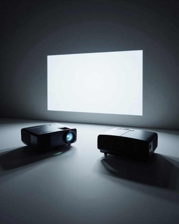 projector throw ratio differences