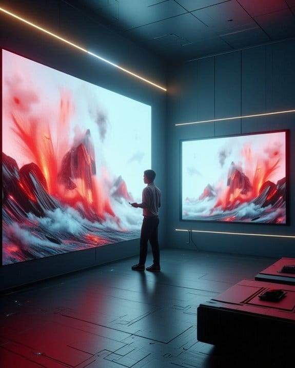 projector versus tv comparison