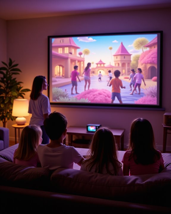 projectors reduce eye strain