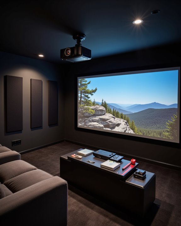 proper angled projector installation