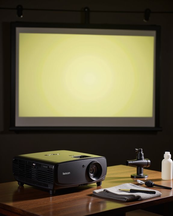 proper projector maintenance practices