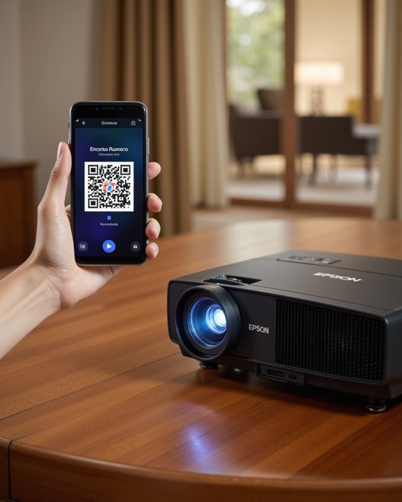 scan qr code for connection