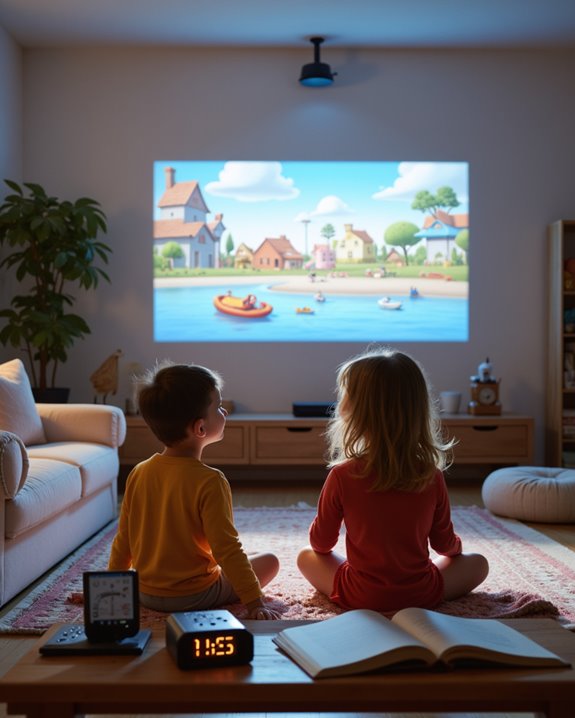 screen time limits for children