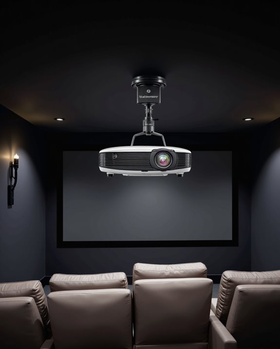 secure stable projector installation