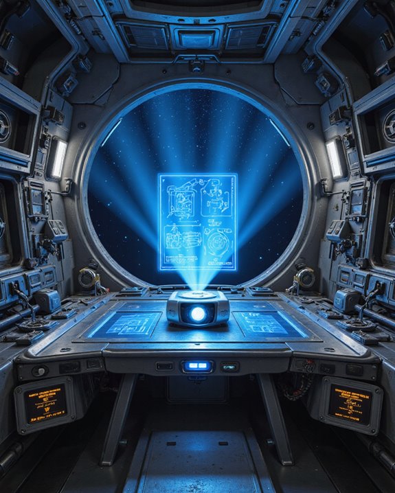 set up and activate projector