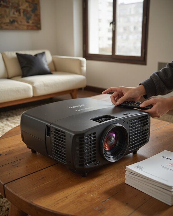 setting up your projector