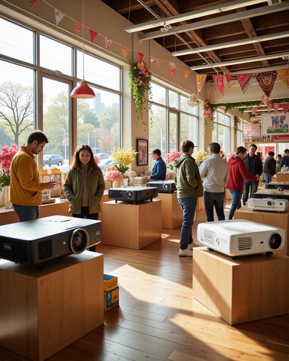 spring memorial day projector deals