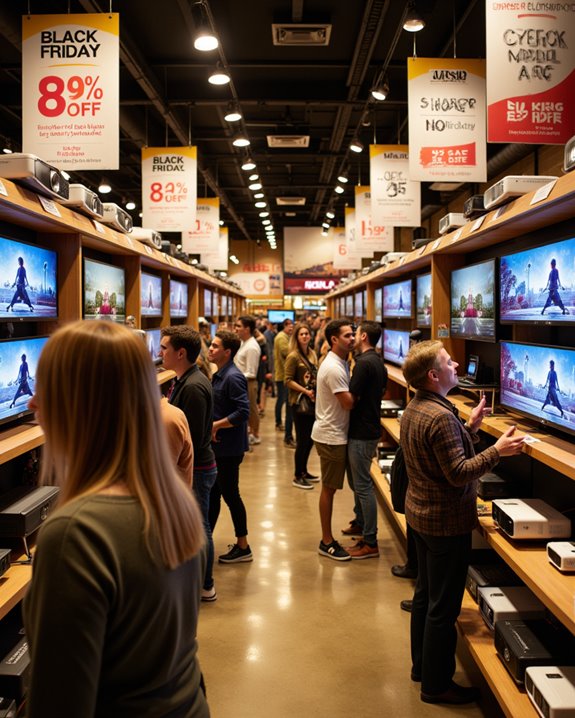 timing sales for projector discounts