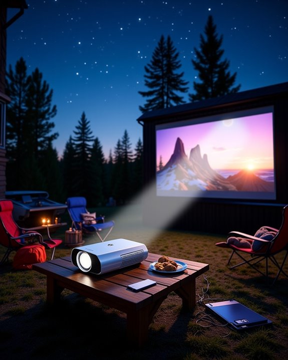 top portable 12v projectors