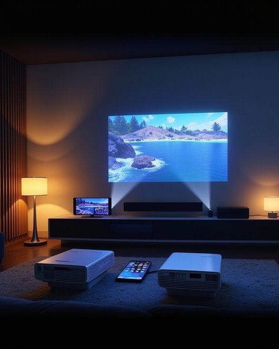 top room cast projectors